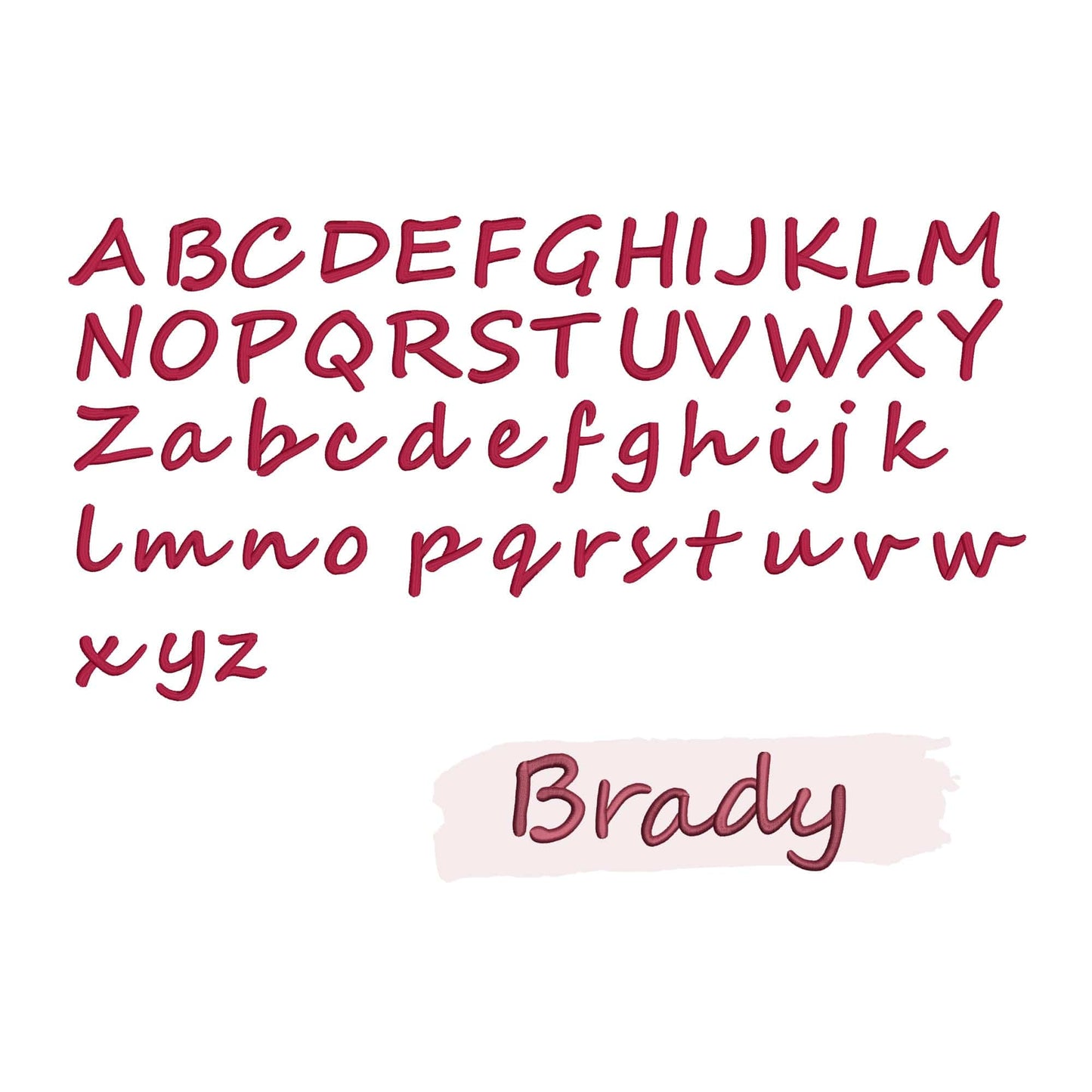 10 Funny embroidery fonts bundle