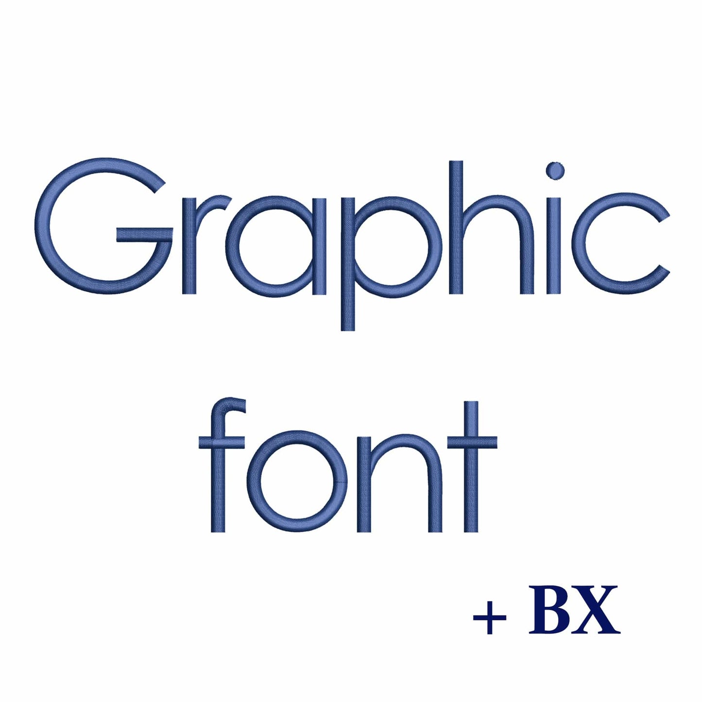 Graphic - Embroidery font