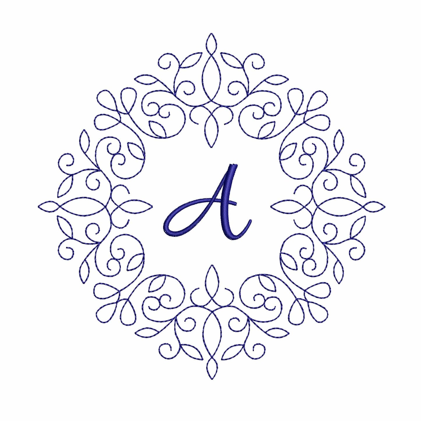 Frame - embroidery design