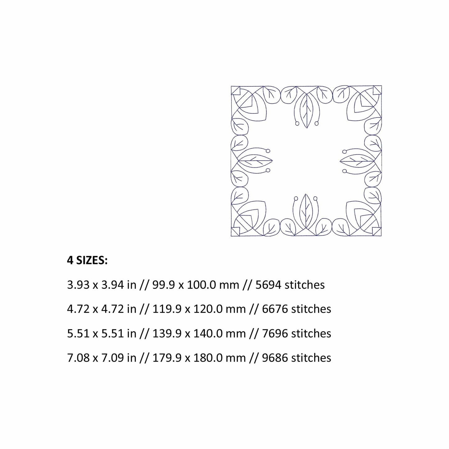 Frame - Embroidery design