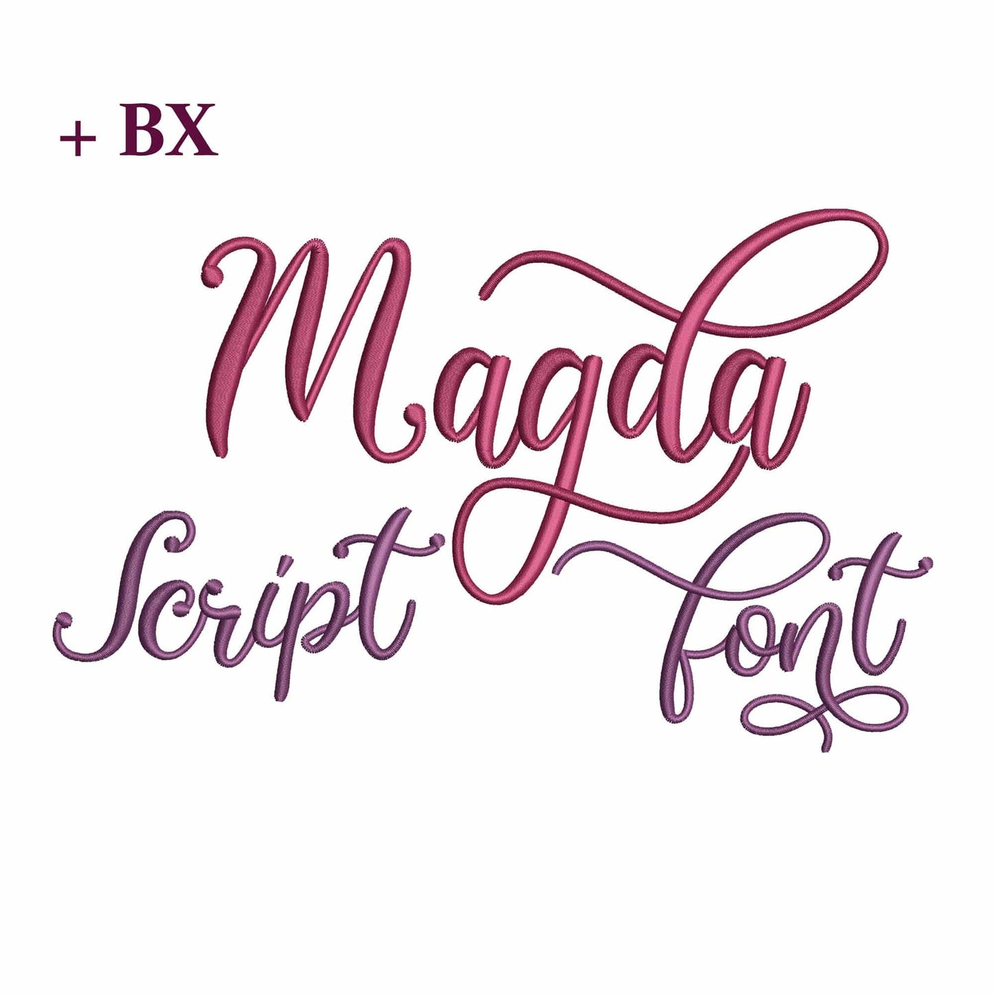 Magda - Embroidery font