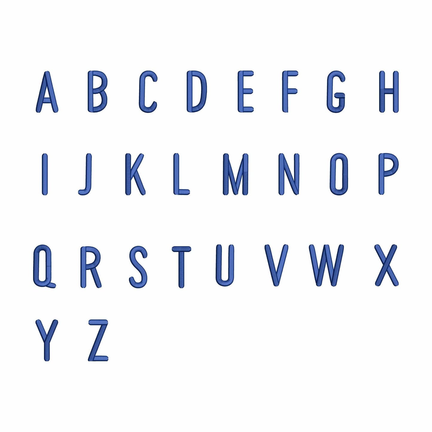 Cool - Mini embroidery font