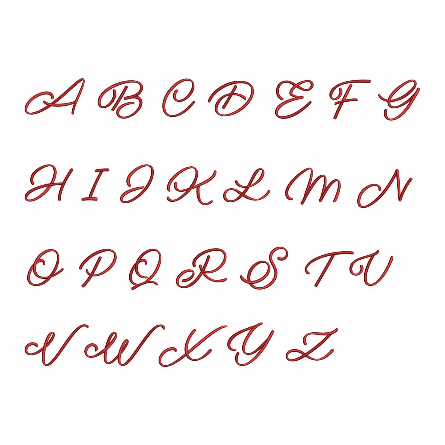 Marilyn - Embroidery font