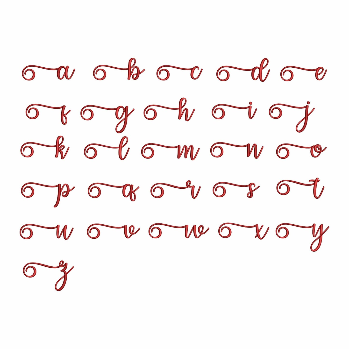 Sweet with tails - Embroidery font