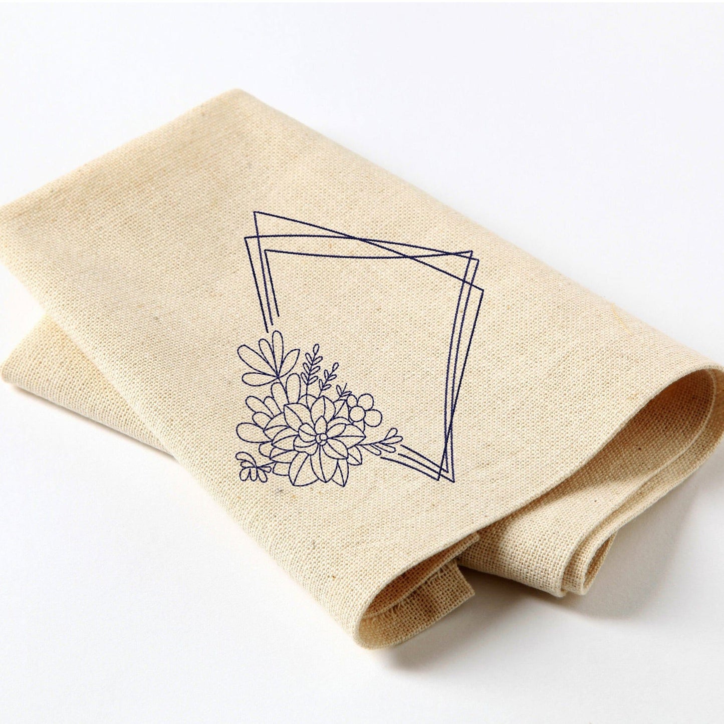 Floral frame - Embroidery design
