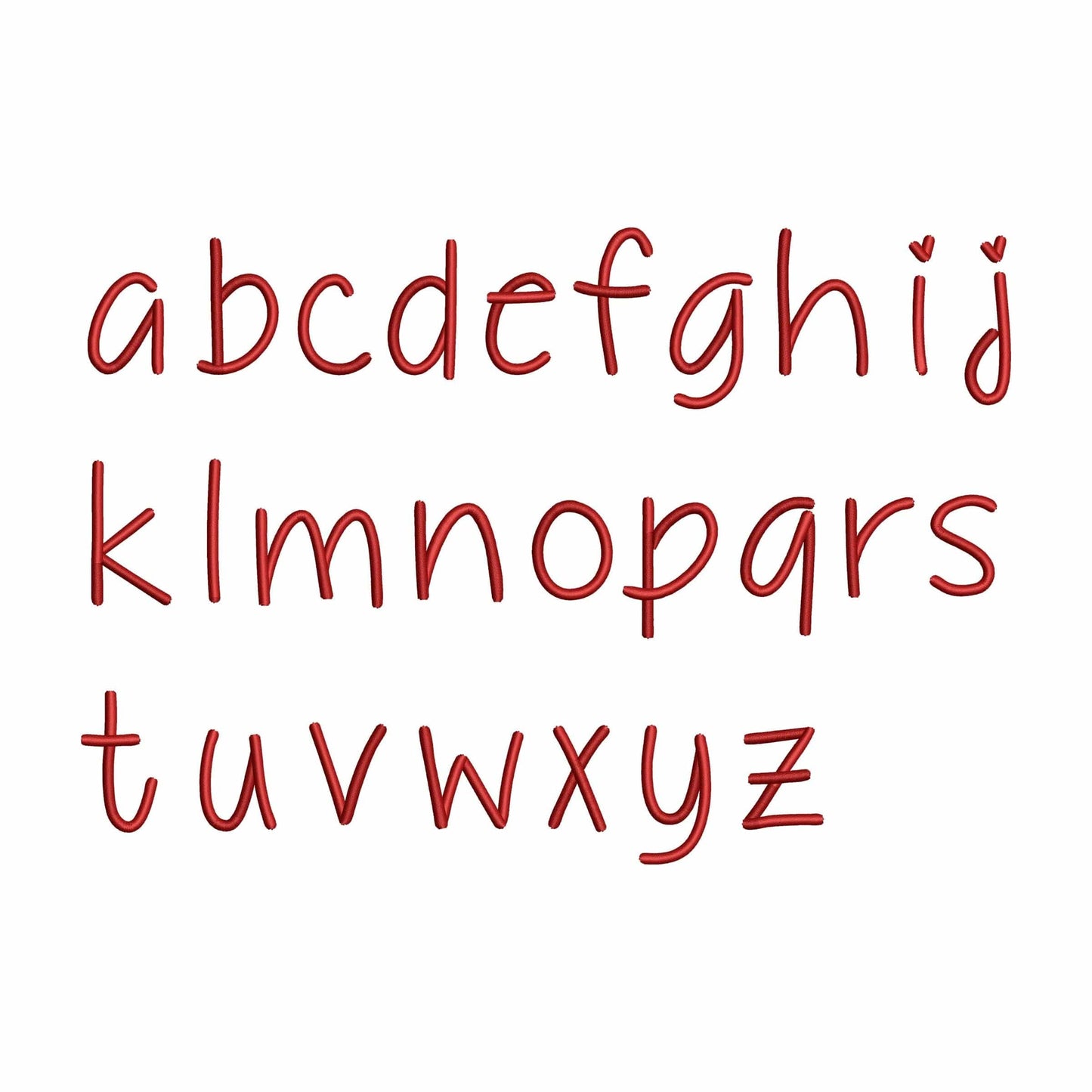 Smiley - Cute embroidery font