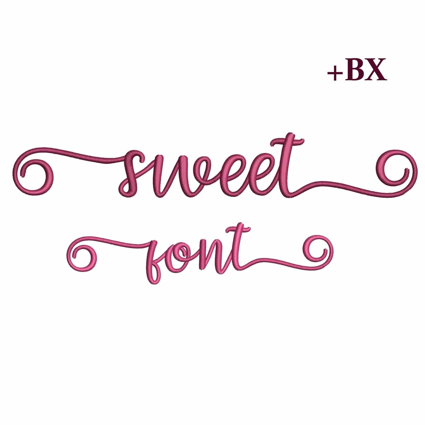 Sweet with tails - Embroidery font