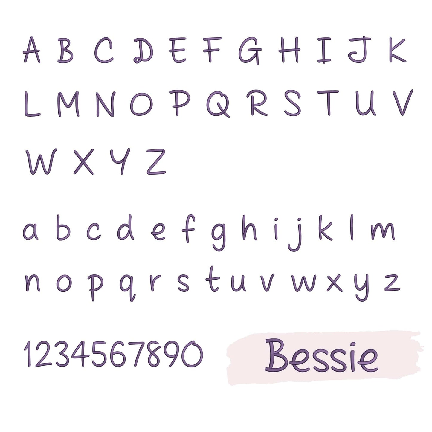 10 Funny embroidery fonts bundle