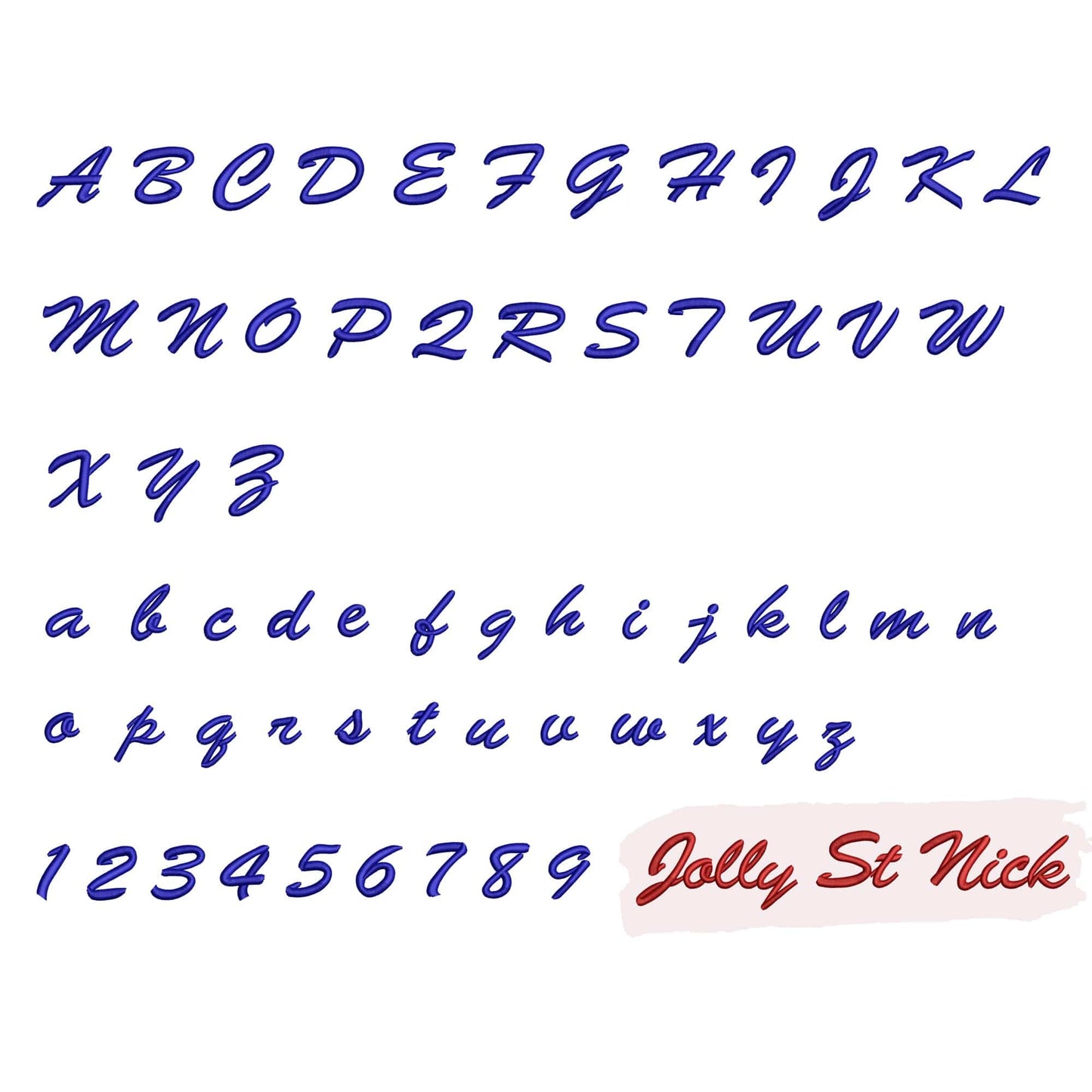 10 Christmas embroidery fonts bundle