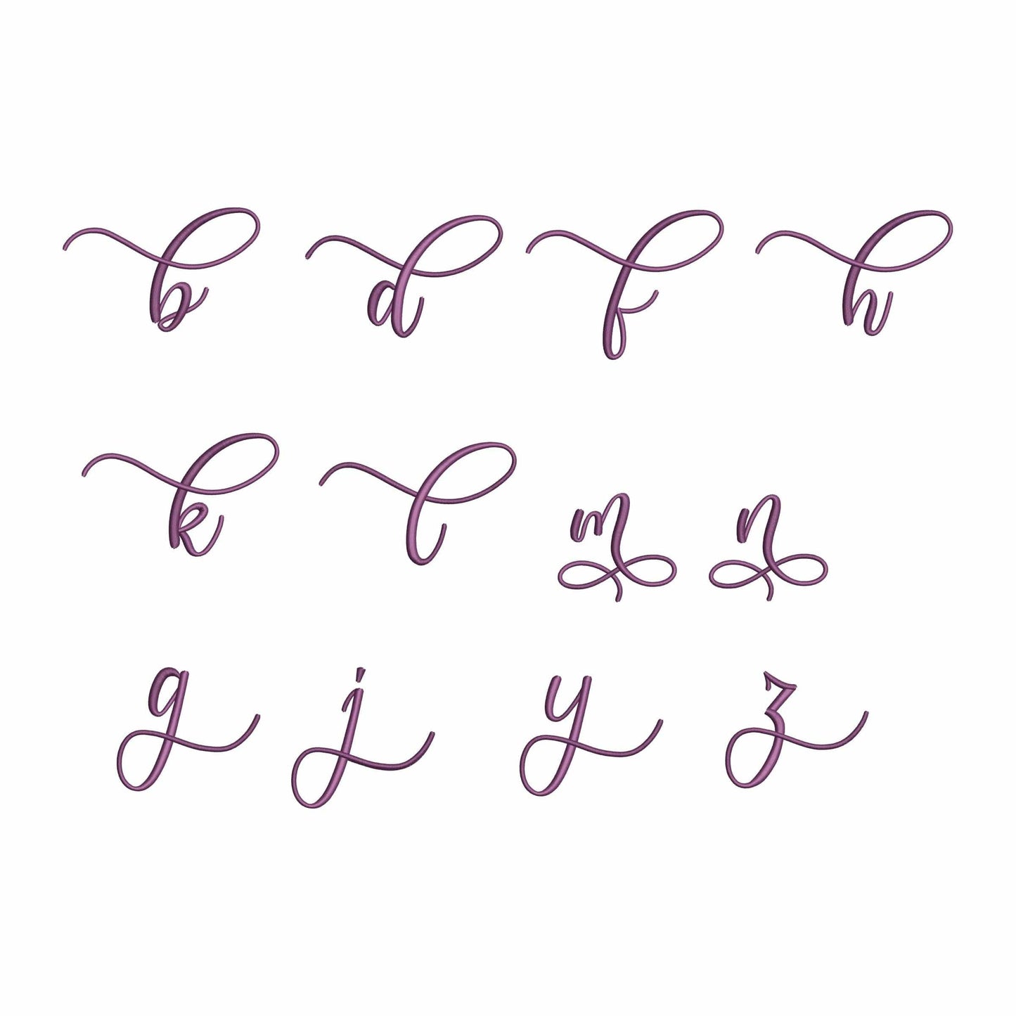 Magda - Embroidery font