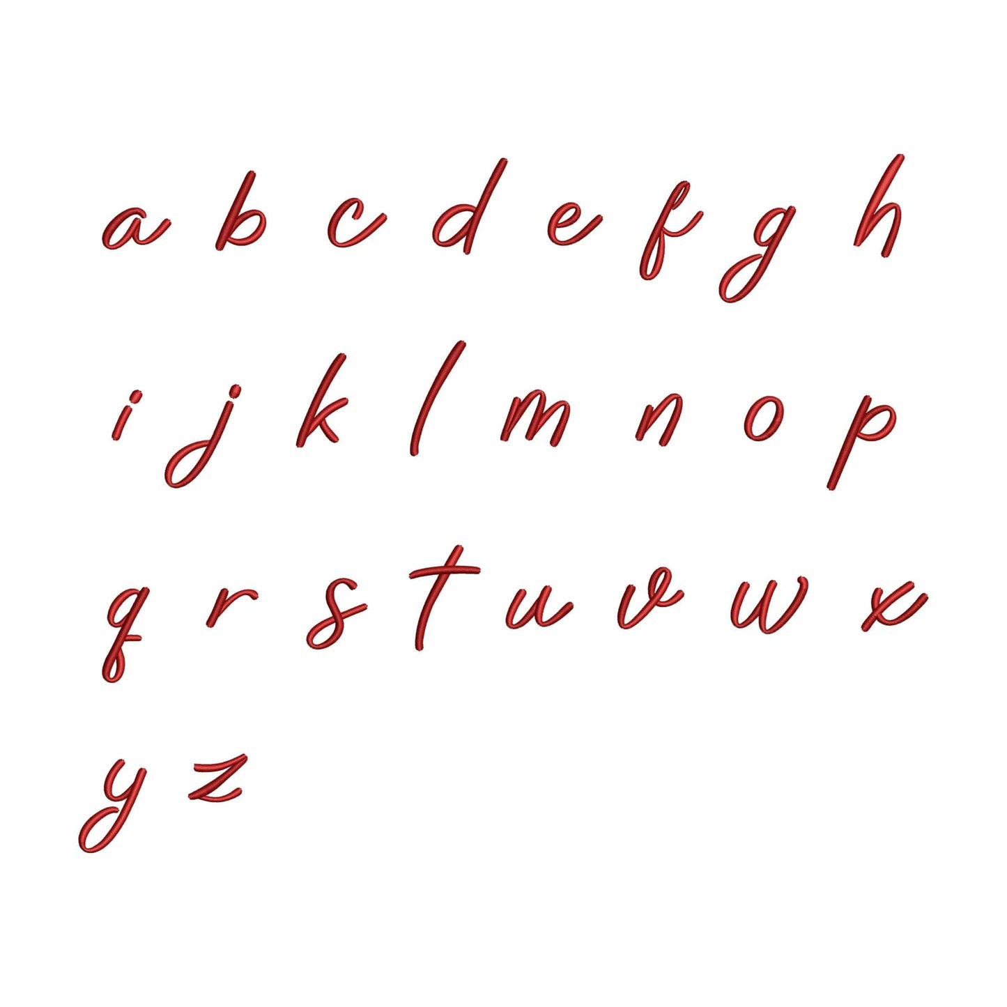Marilyn - Embroidery font