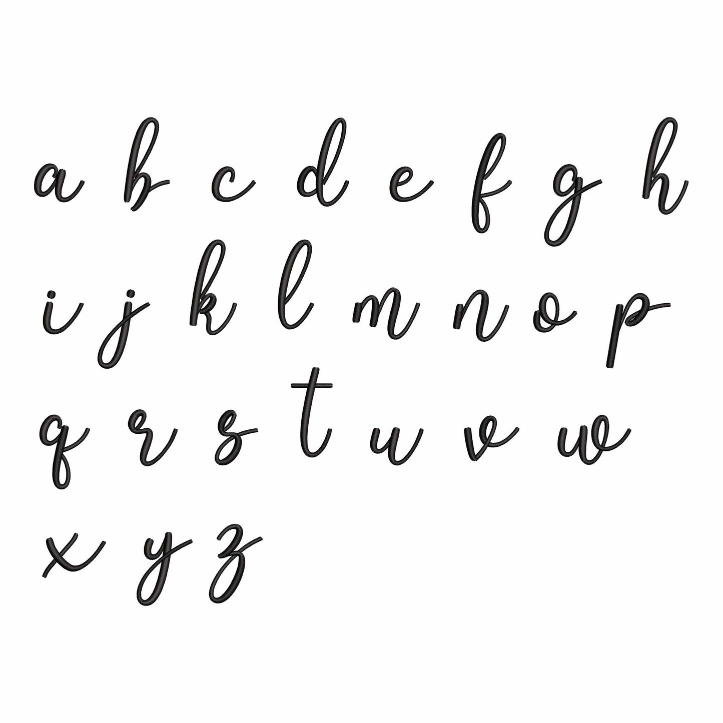 Ghosty - Embroidery font