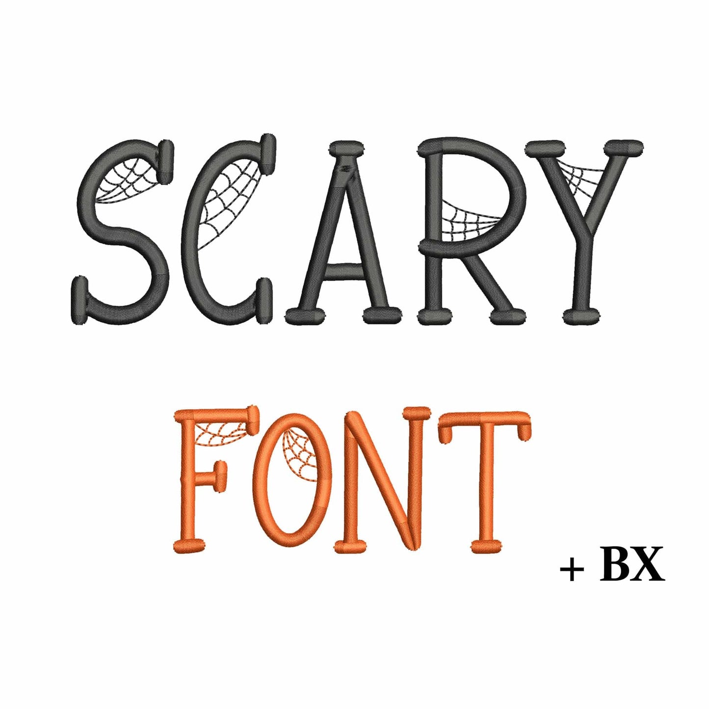 Scary - Halloween embroidery font
