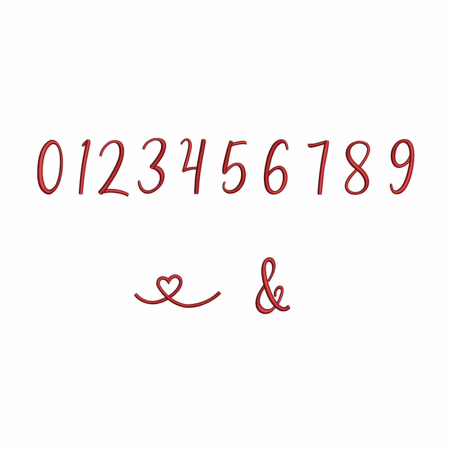 Amelia - Embroidery font