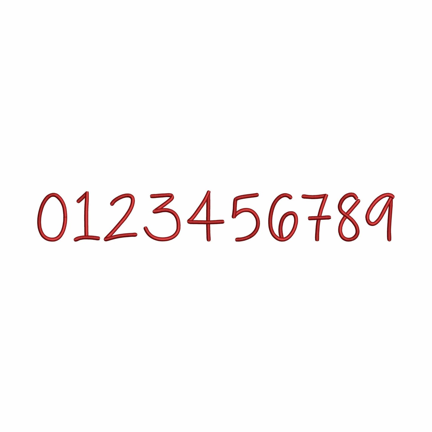Smiley - Cute embroidery font