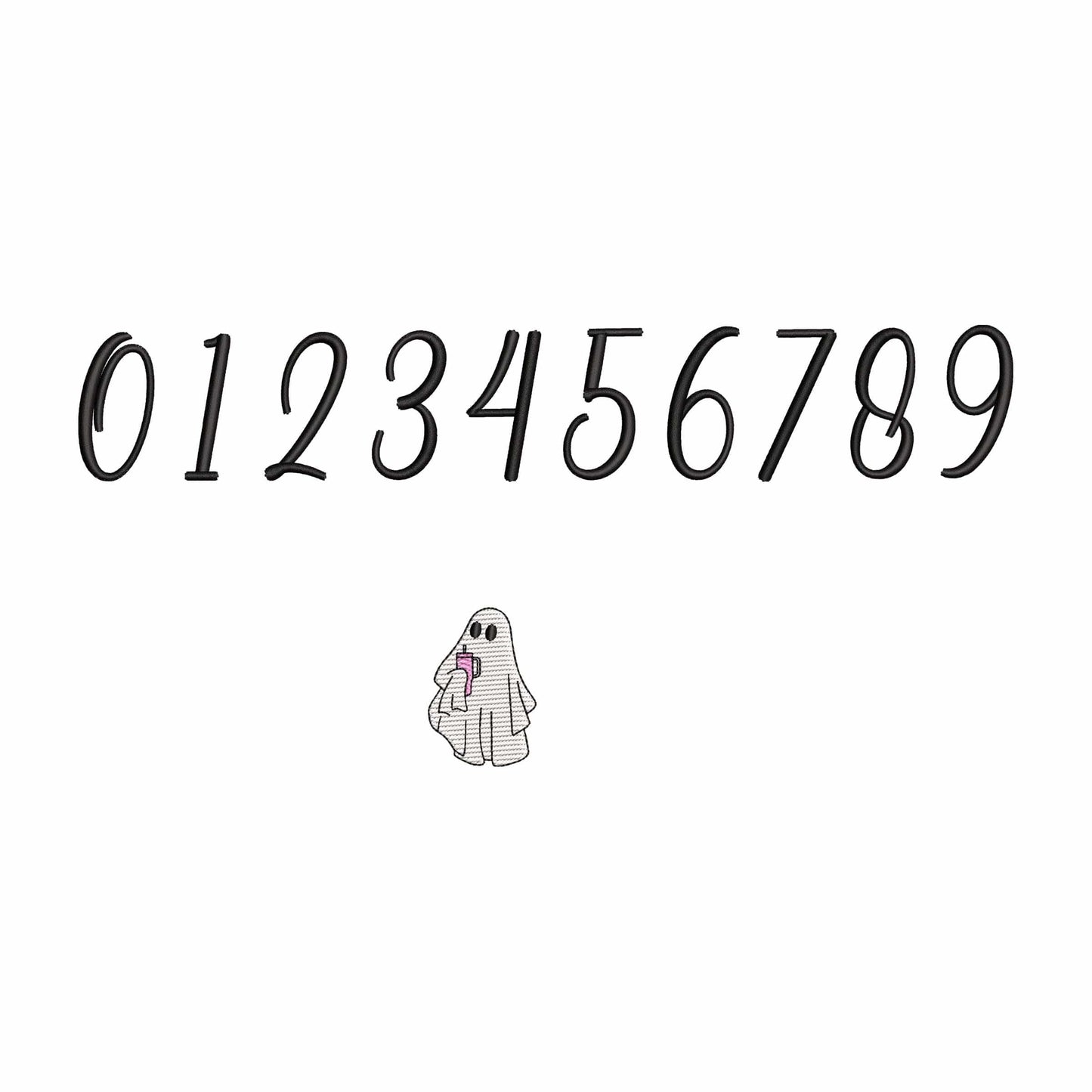 Ghosty - Embroidery font