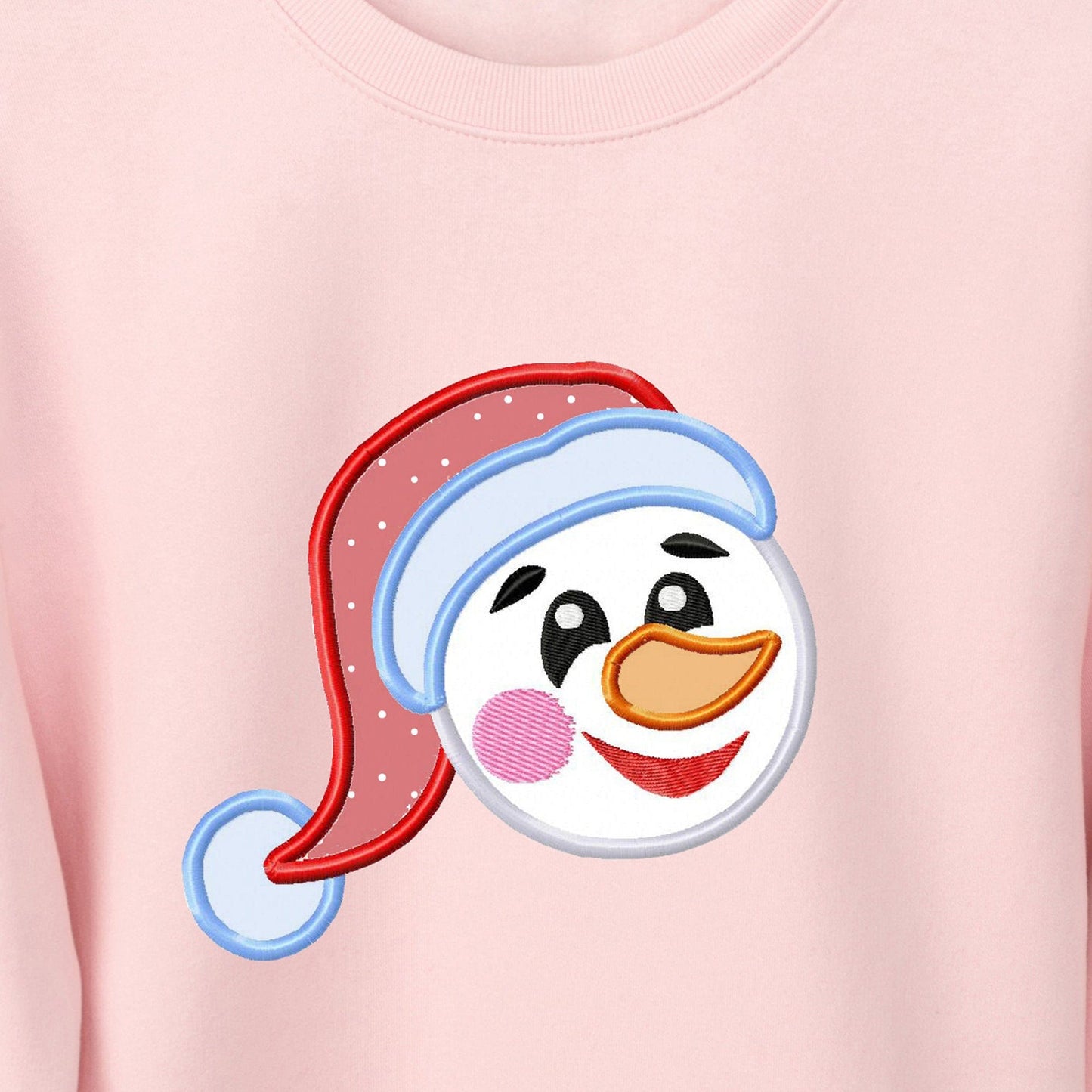 Snowman - Applique embroidery design