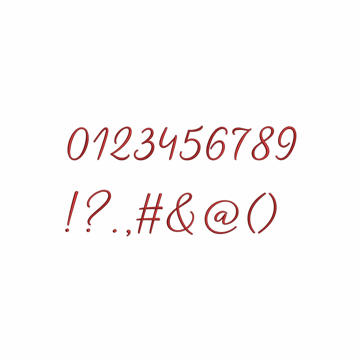 Perfect - Embroidery font