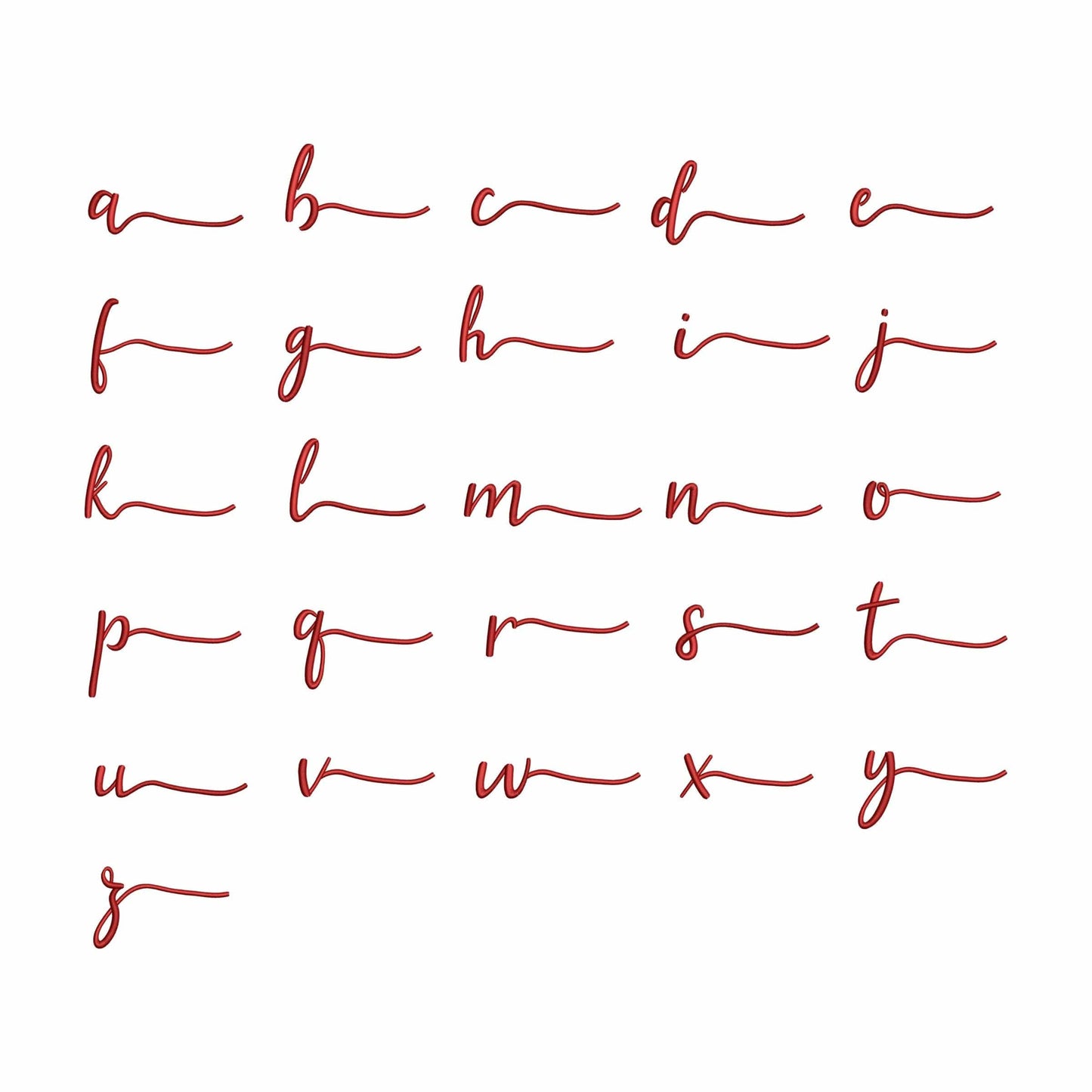 Hello with tails - Embroidery font