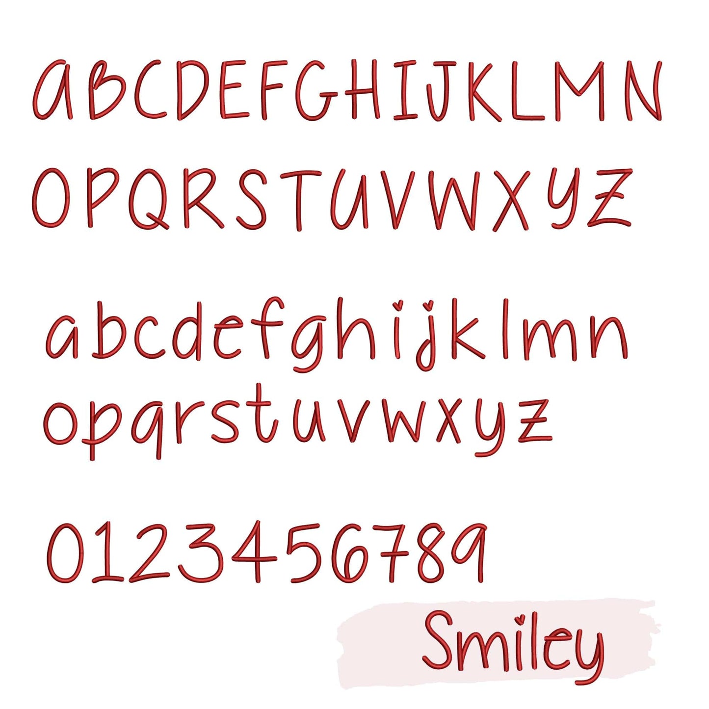 10 Funny embroidery fonts bundle