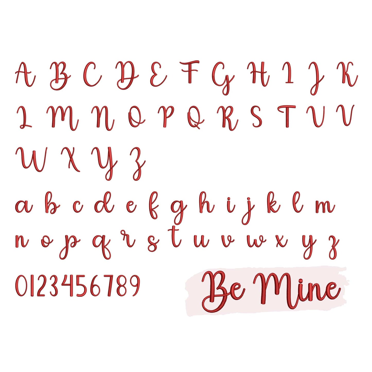 10 Funny embroidery fonts bundle