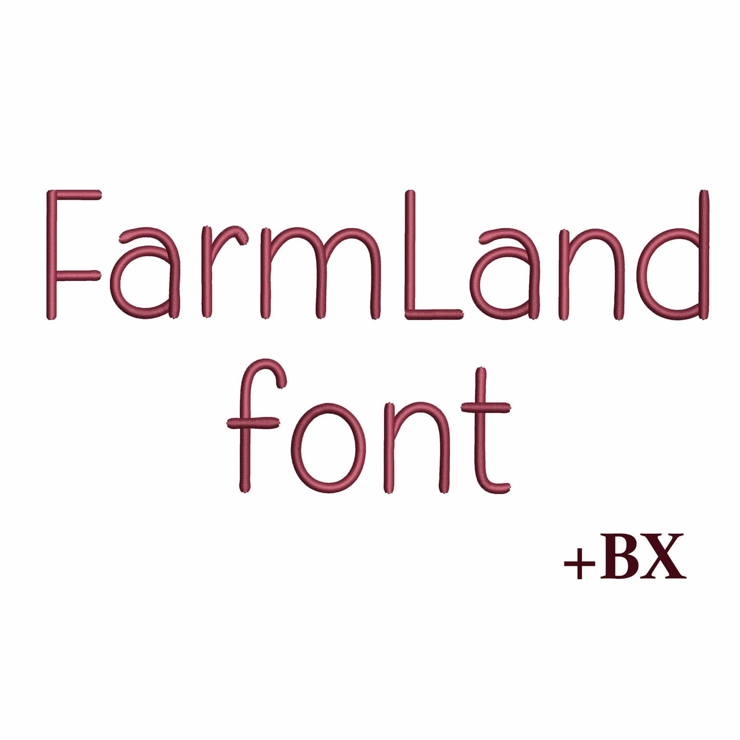 Farmland - Farmhouse embroidery font
