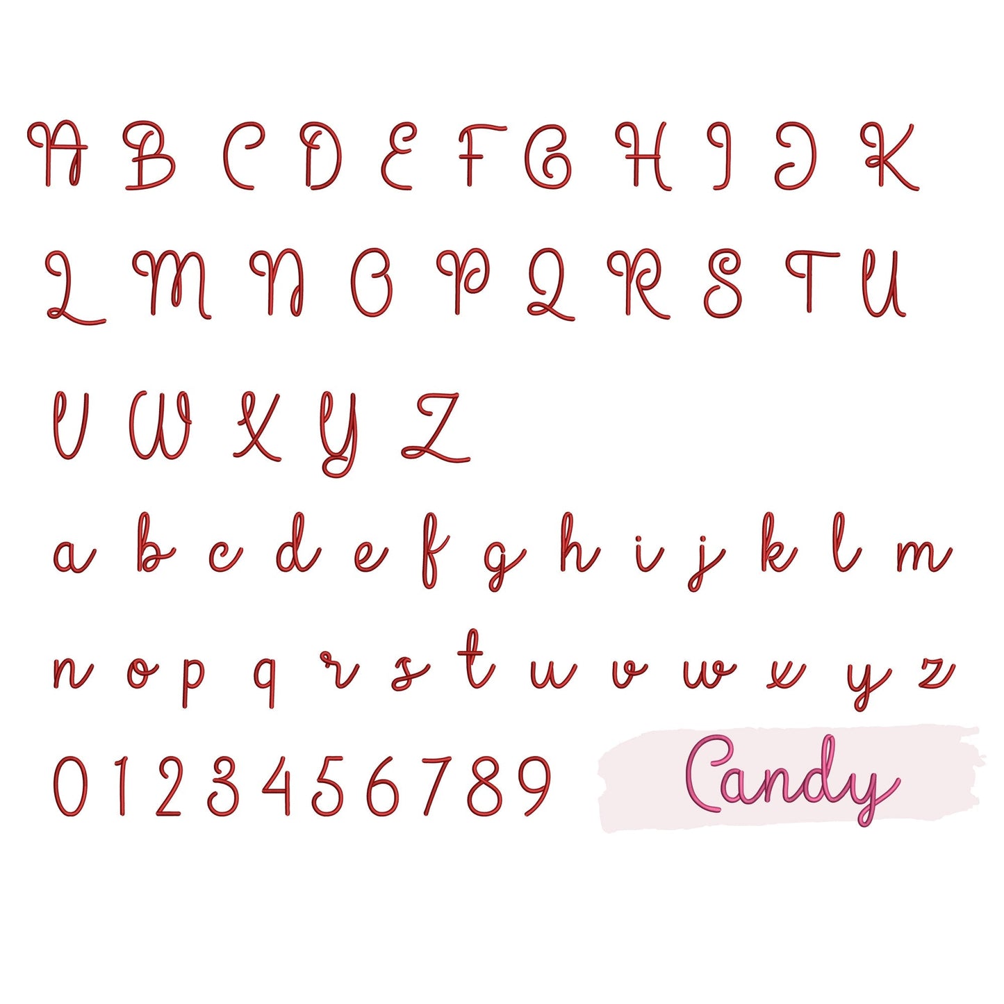 10 Funny embroidery fonts bundle
