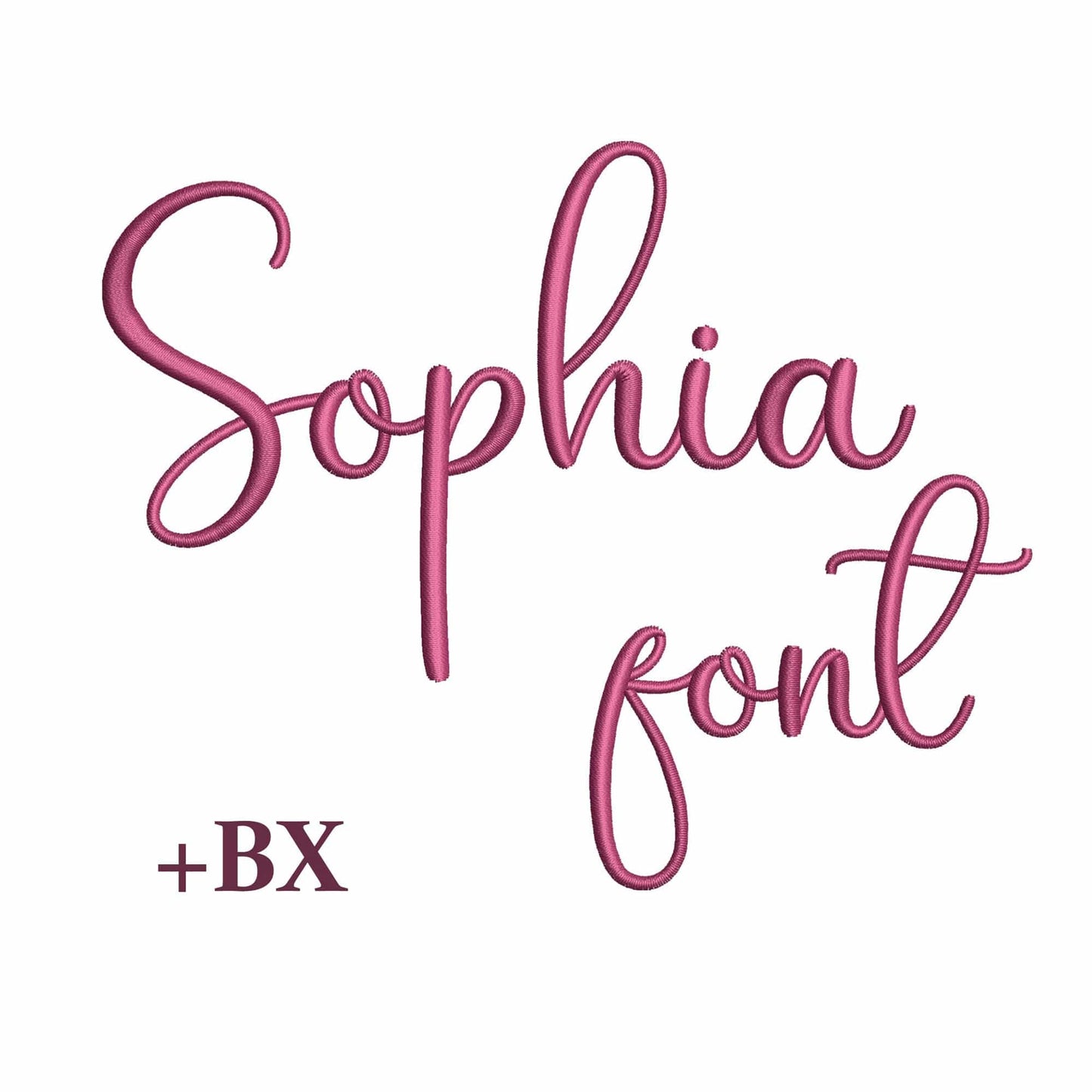 Sophia - Embroidery font