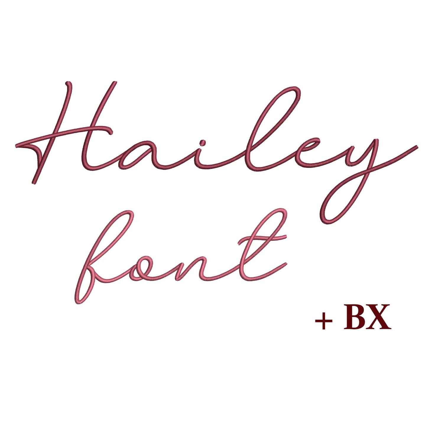 Hailey - Embroidery font