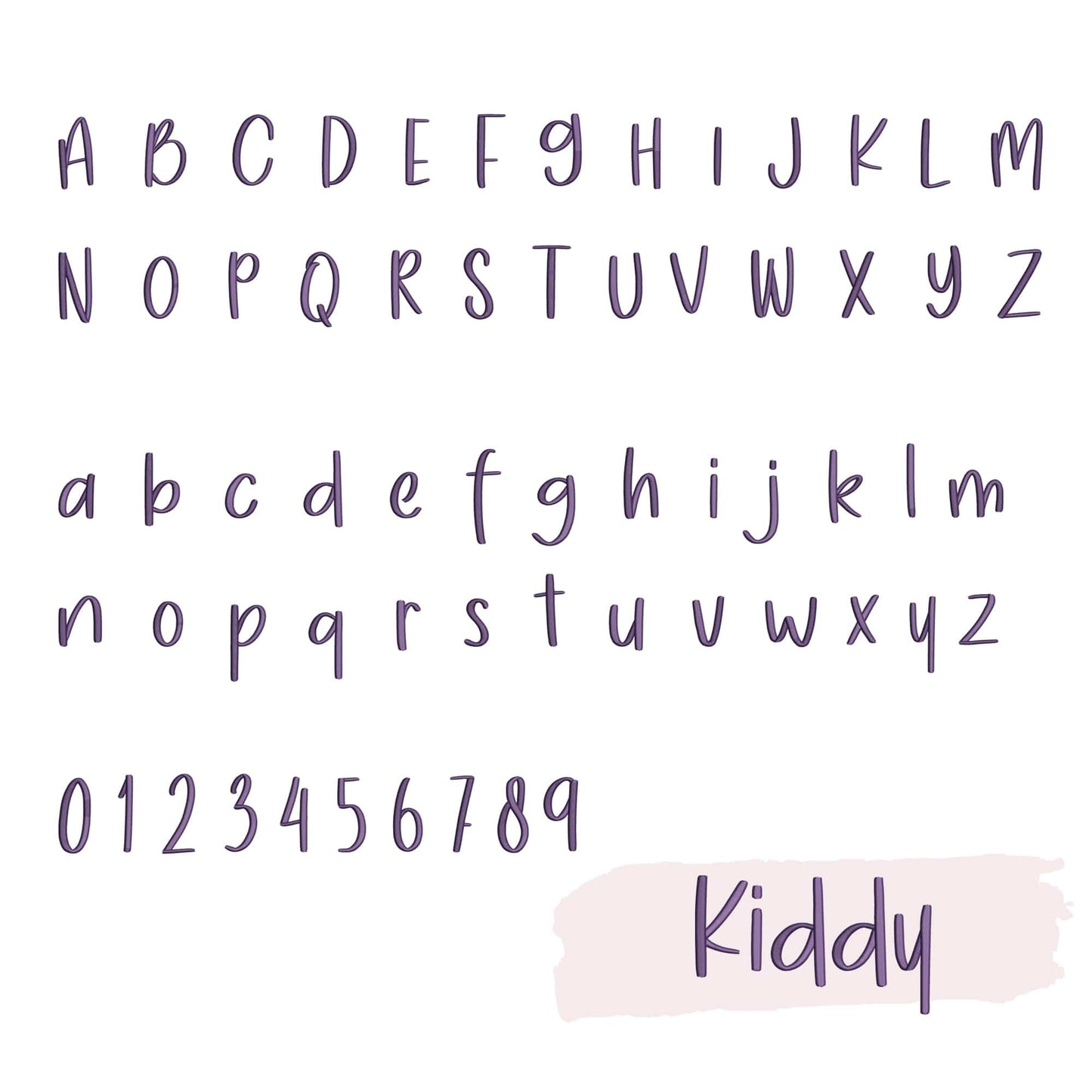 10 Funny embroidery fonts bundle