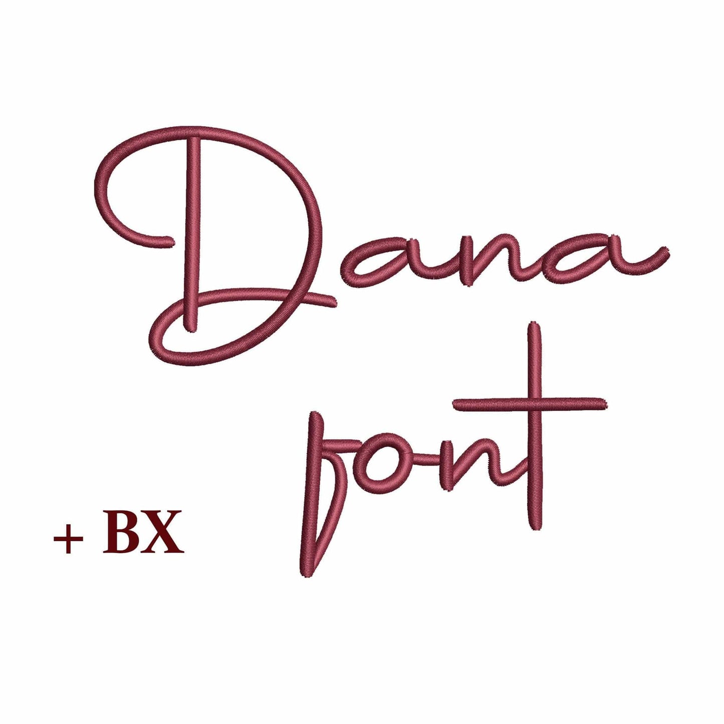 Dana - Embroidery font