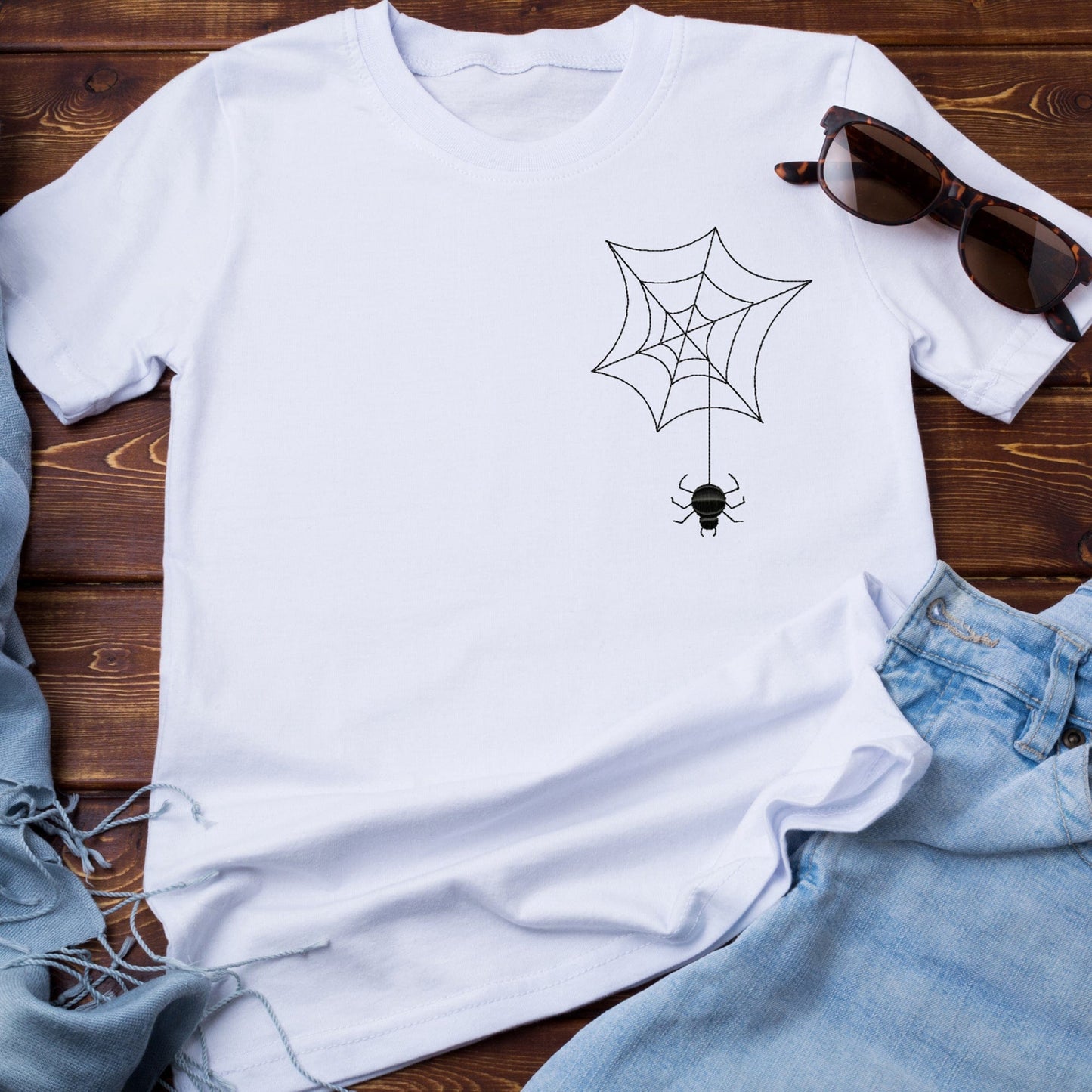 Spider web - Embroidery design