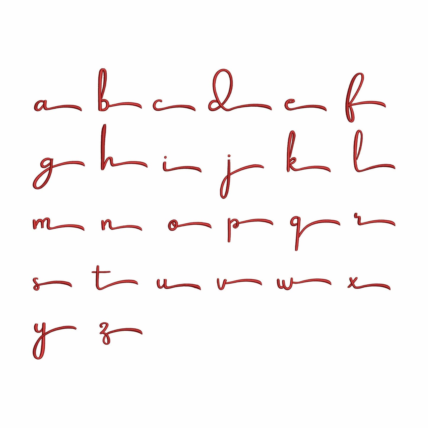 Adelie with tails - Embroidery font