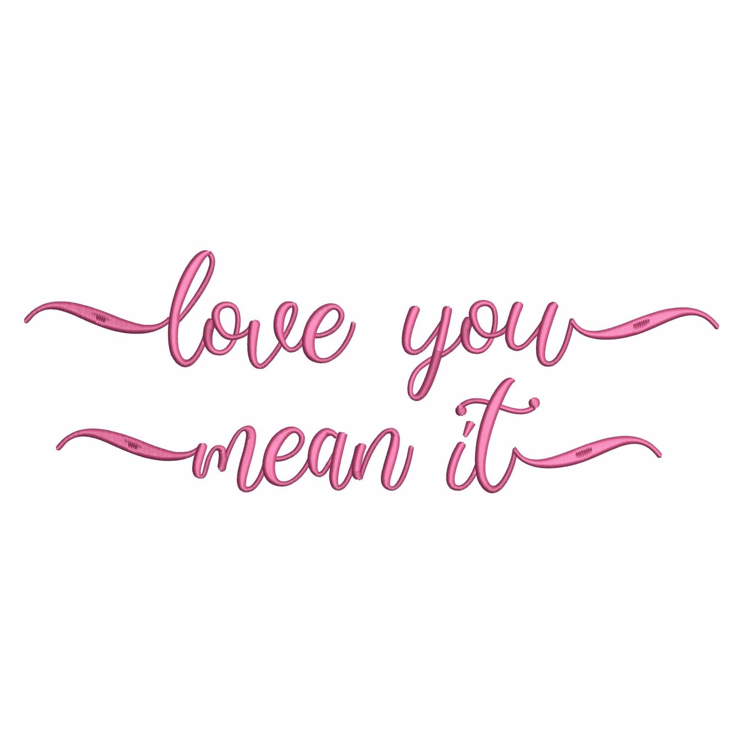 Lovely with tails - Embroidery font