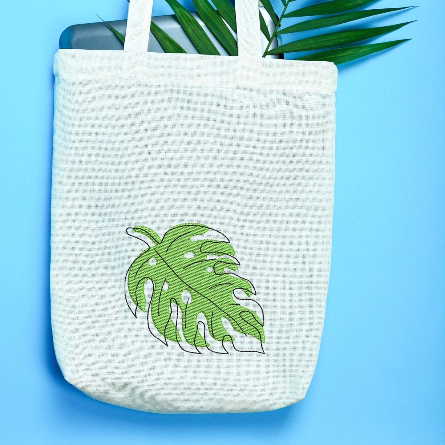 Tropical leaf - Embroidery design
