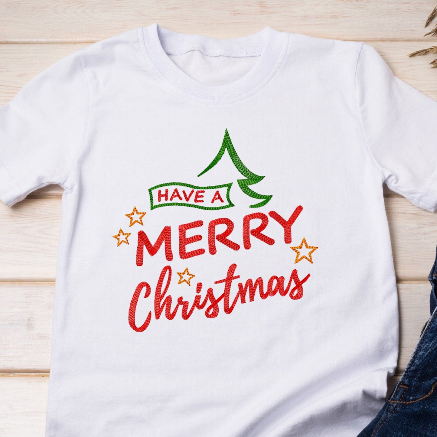 Merry Christmas - Embroidery design