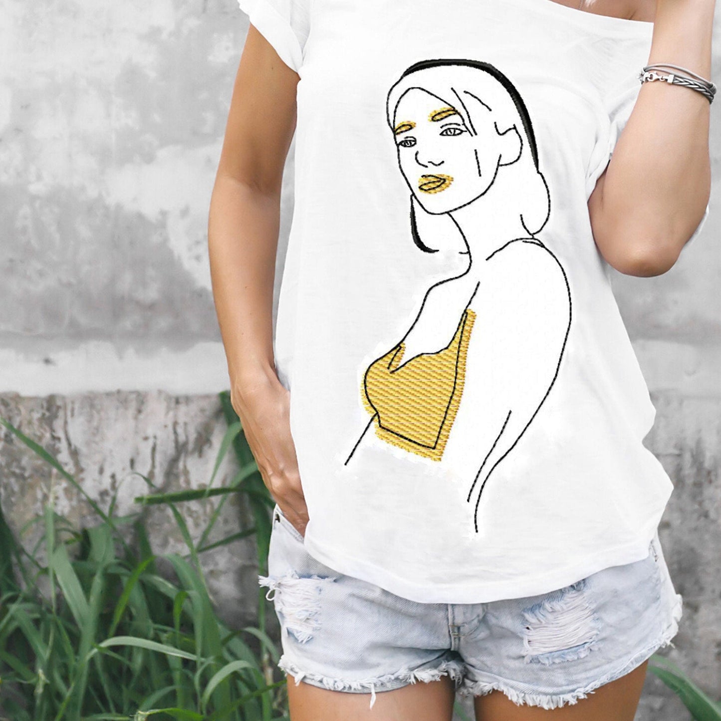 Woman - Embroidery design