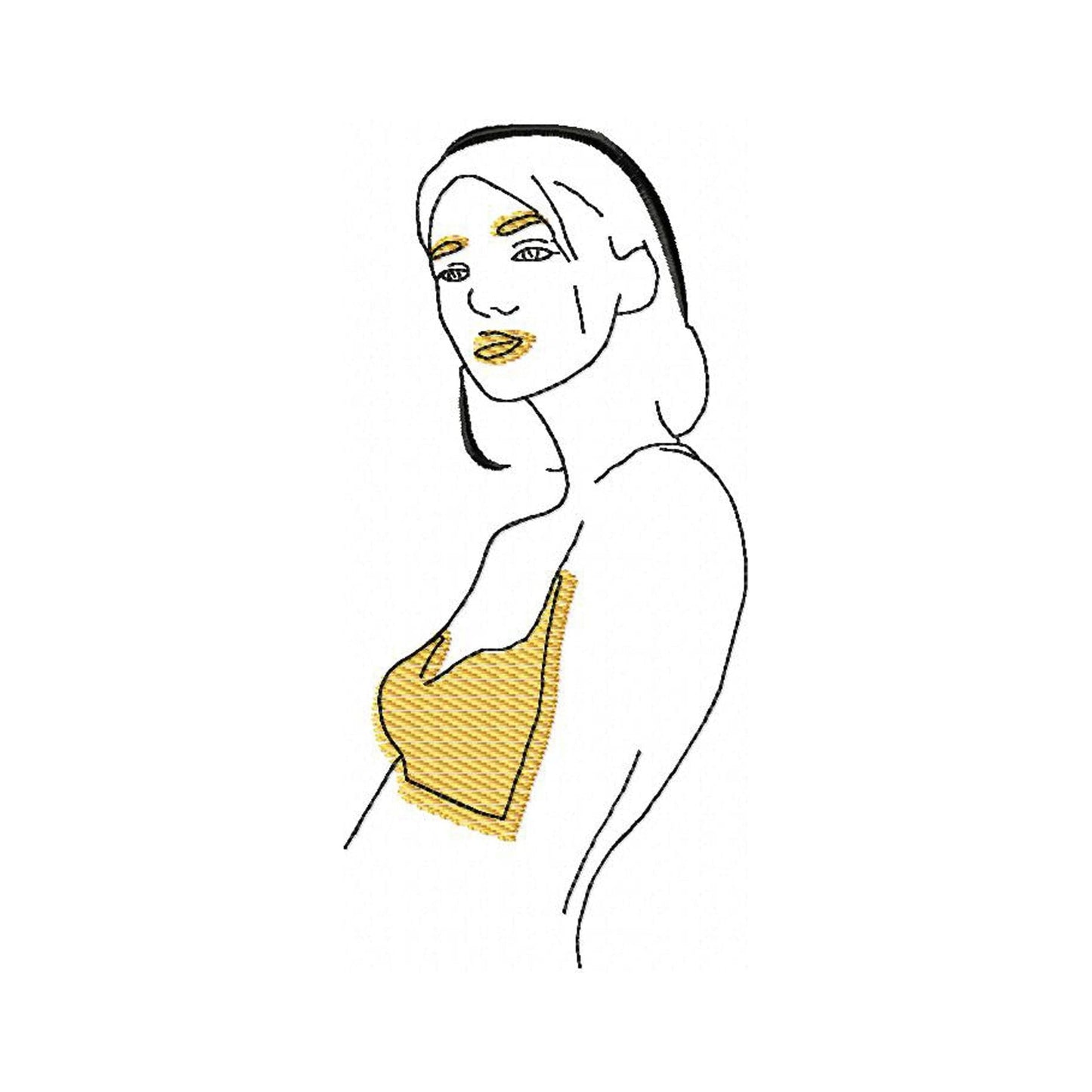 Woman - Embroidery design