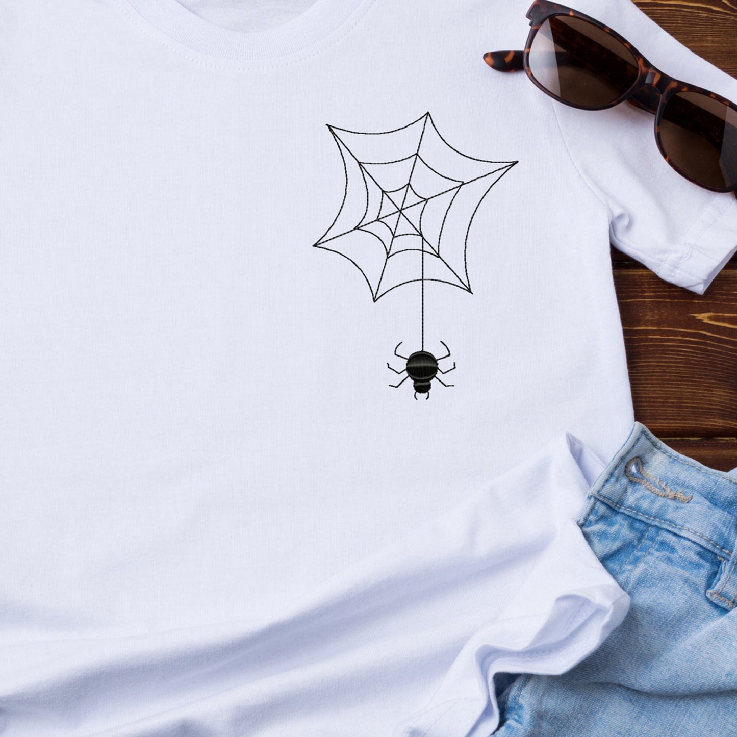 Spider web - Embroidery design