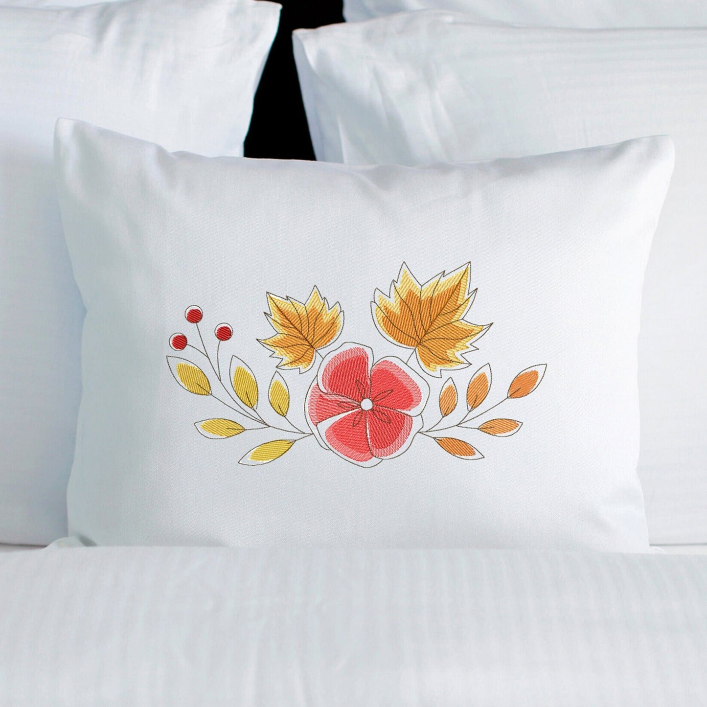 Autumn leaves - Embroidery design