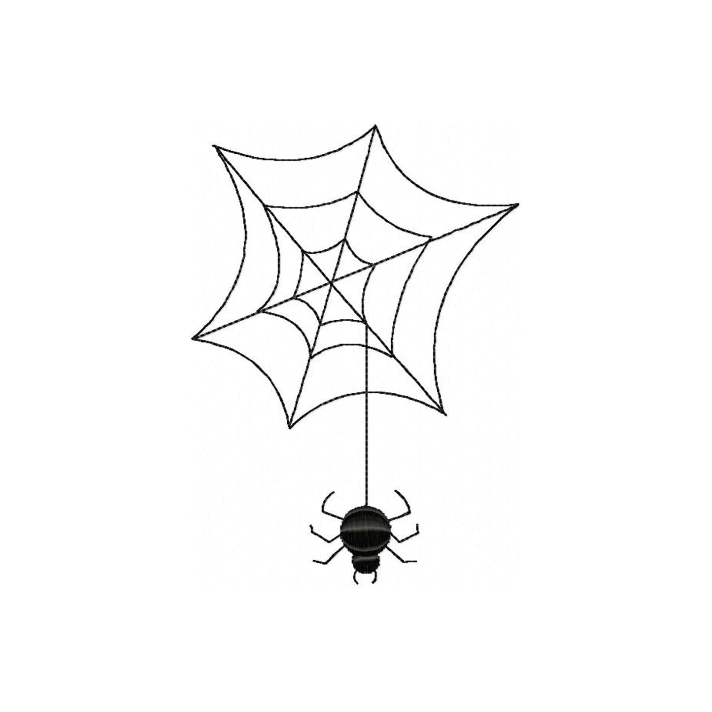 Spider web - Embroidery design