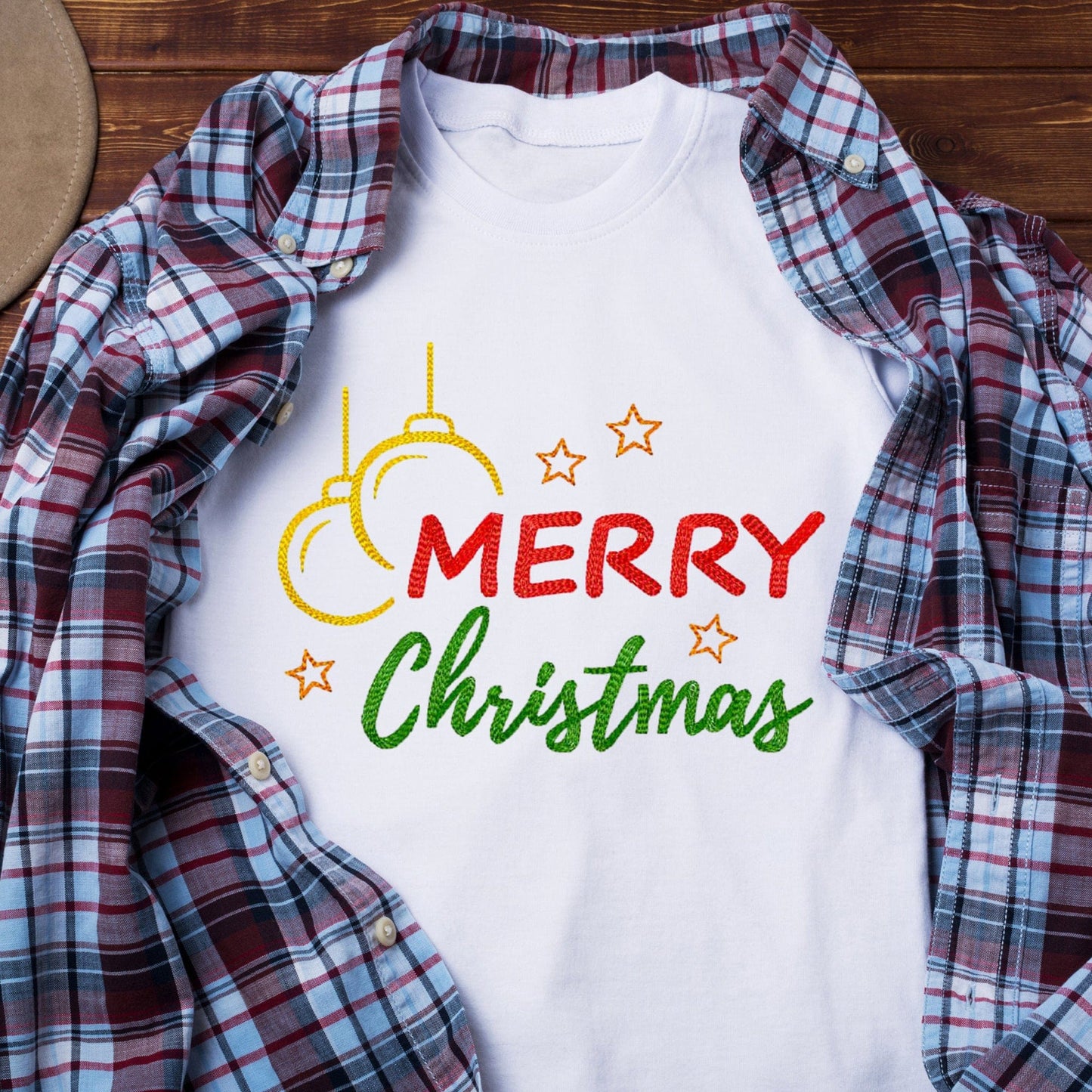 Merry Christmas - Embroidery design