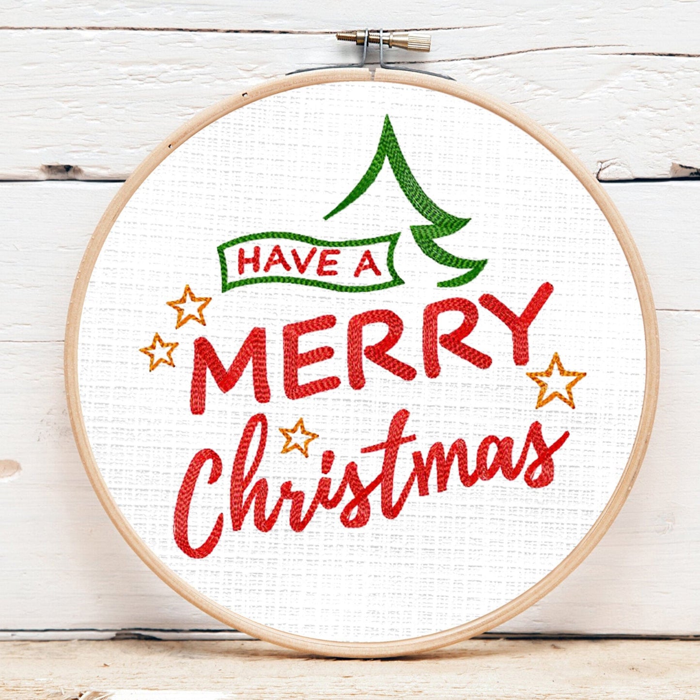 Merry Christmas - Embroidery design