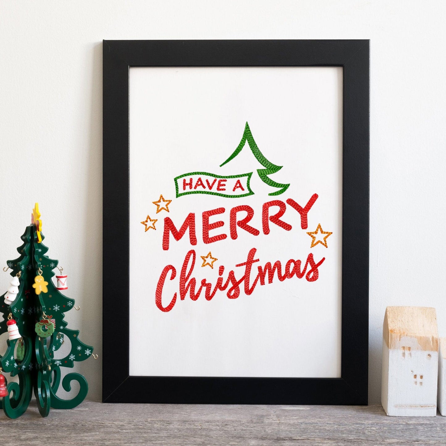 Merry Christmas - Embroidery design