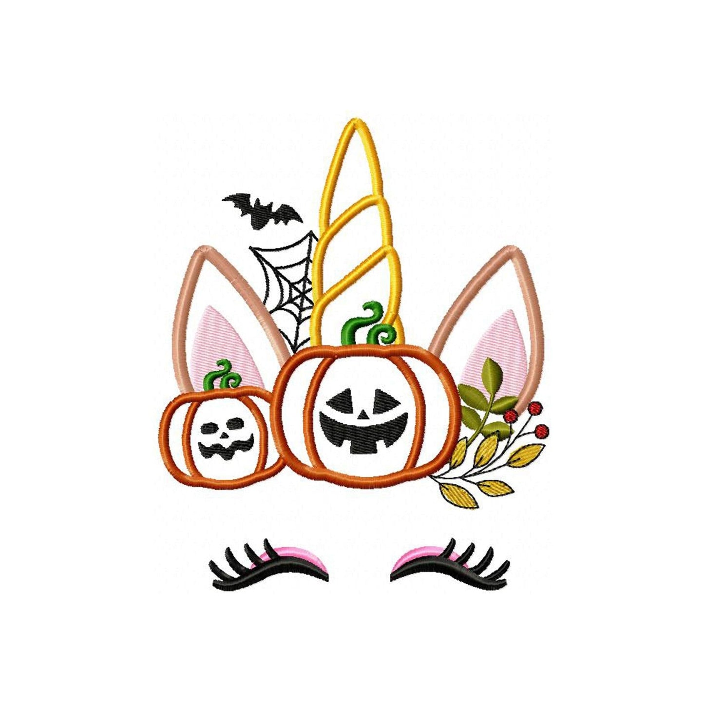 Halloween Unicorn - Embroidery design