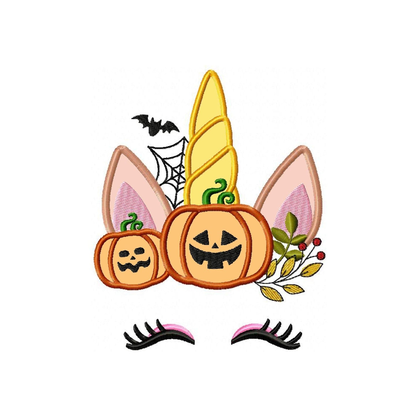 Halloween Unicorn - Embroidery design