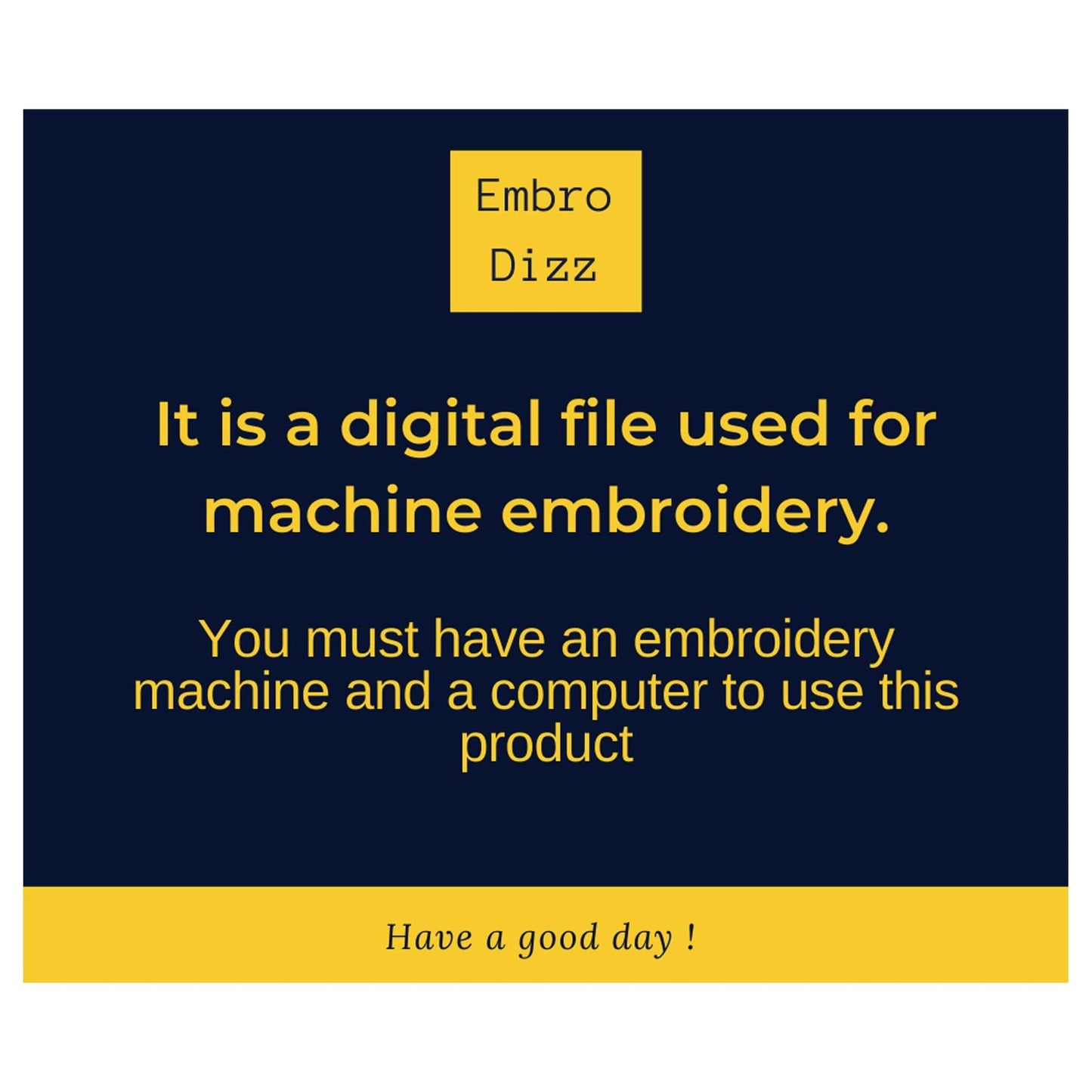 Present - Embroidery design