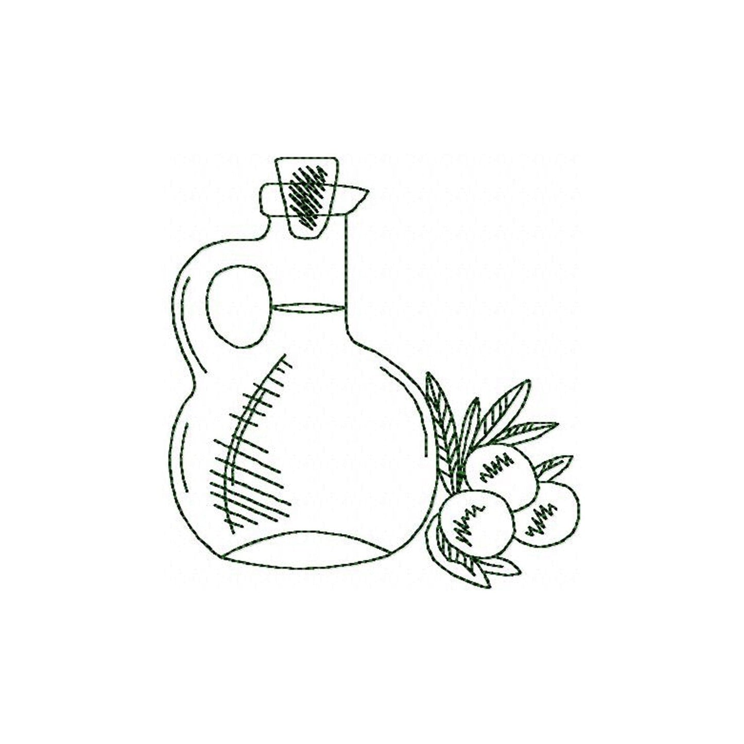 Kitchen embroidery design