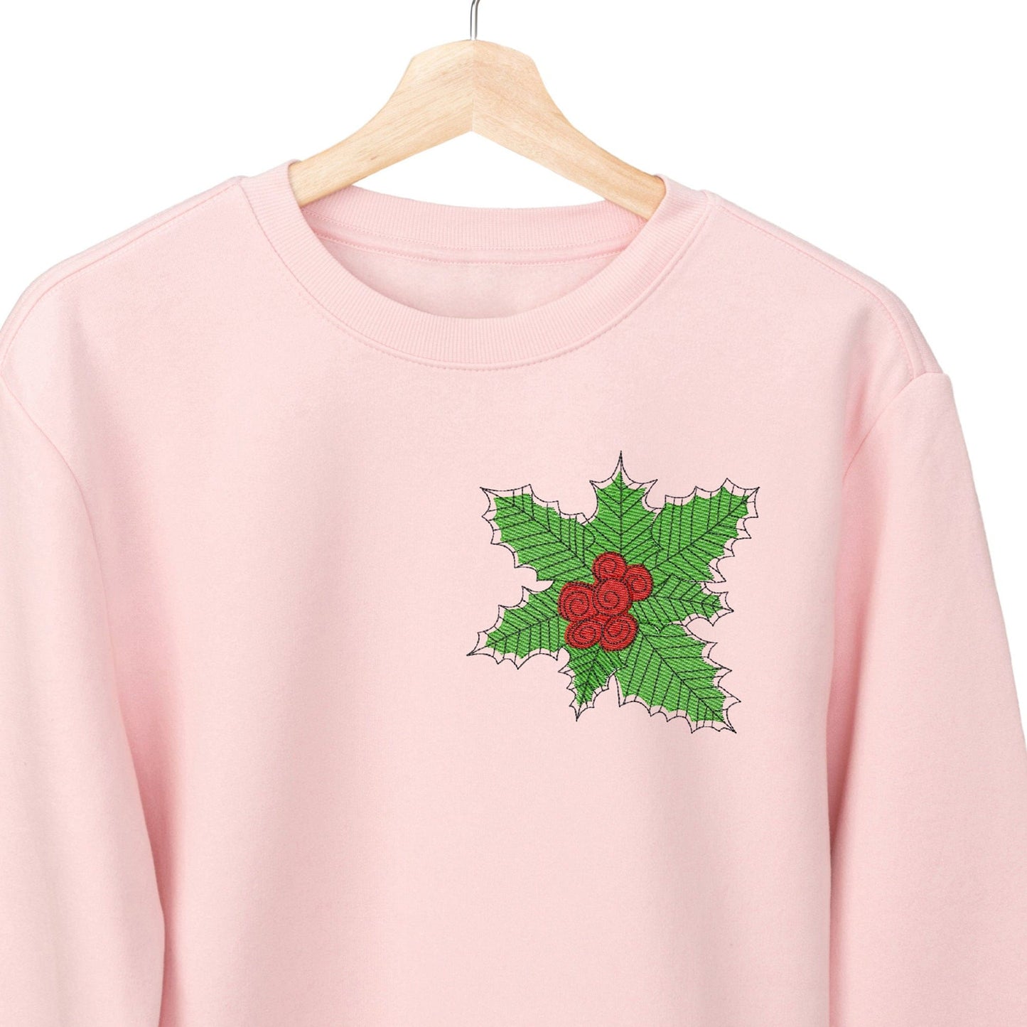 Holly - Christmas embroidery design