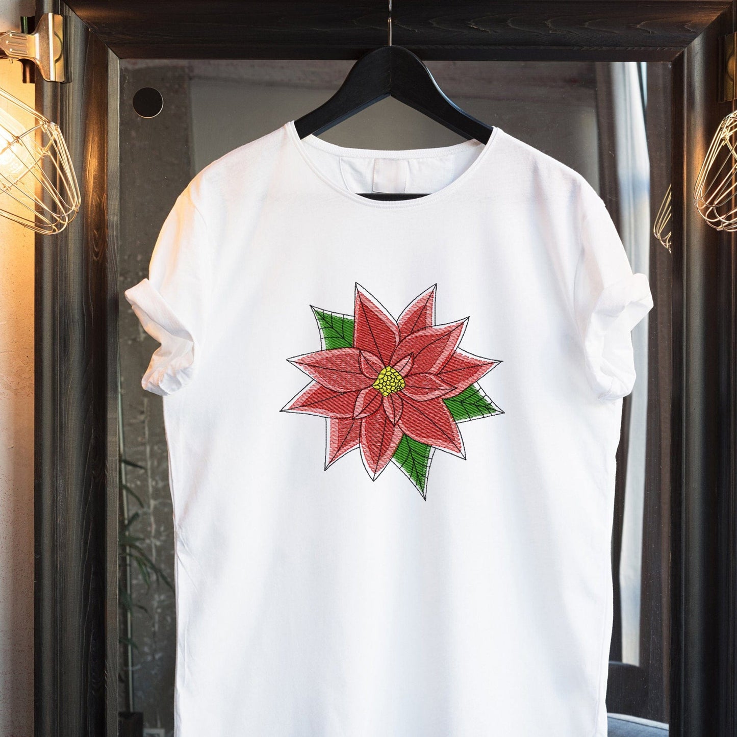 Poinsettia - Embroidery design